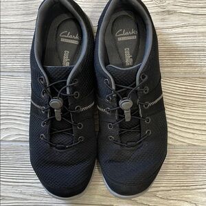 Clarks Black Sneakers Comfortable Everyday Wear